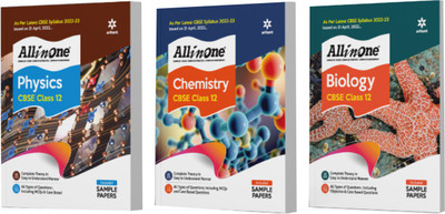 CBSE�All�In�One�Physics, Chemistry and Biology Class 12 2022-23 Edition (As per latest CBSE Syllabus issued on 21 April 2022) (Set of 3 Books)(Paperback, Arihant Experts)