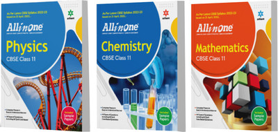 CBSE�All�In�One�Physics, Chemistry and Mathematics Class 11 2022-23 Edition (As per latest CBSE Syllabus issued on 21 April 2022) (Set of 3 Books)(Paperback, Arihant Experts)