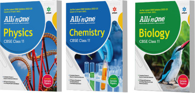 CBSE�All�In�One�Physics, Chemistry and Biology Class 11 2022-23 Edition (As per latest CBSE Syllabus issued on 21 April 2022) (Set of 3 Books)(Paperback, Arihant Experts)