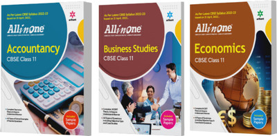 CBSE�All�In�One�Accountancy, Business Studies and Economics Class 11 2022-23 Edition (As per latest CBSE Syllabus issued on 21 April 2022) (Set of 3 Books)(Paperback, Arihant Experts) CBSE�All�In�One�Accountancy, Business Studies and Economics Class 11 2022-23 Edition (As per latest CBSE Syllabus issued on 21 April 2022) (Set of 3 Books)(Paperback, Arihant Experts)