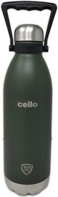 cello 1500 ml Steel Flask(Pack of 1, Green)