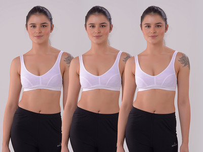 ARSHEEN ADORE Women Sports Non Padded Bra(White)