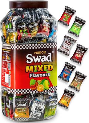 SWAD Mixed Chocolate Candy 150 Candy Kacha Aam, Imli, Lemon, Guava Candy