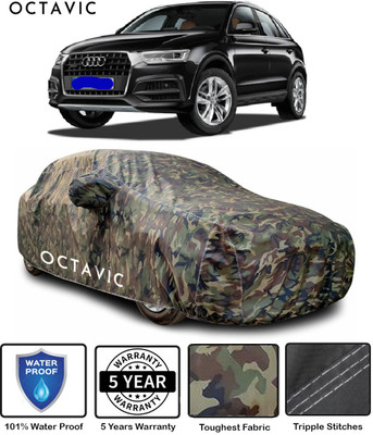 octavic Car Cover For Audi Q3 (With Mirror Pockets)(Green)