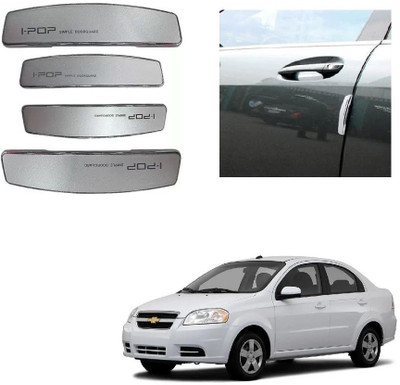 SPREADX Plastic Car Door Guard(Silver, Pack of 4, Chevrolet, Aveo)