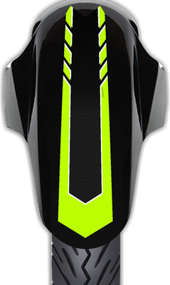 Piston Graphics Sticker & Decal for Bike(Green)