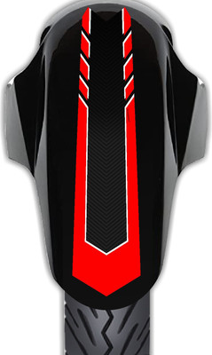 Piston Graphics Sticker & Decal for Bike(Red)