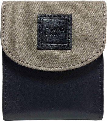 CANVAS & AWL 20 Card Holder(Set of 1, Beige, Black)