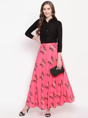 Isha e Kart Women Shirt Skirt Set