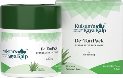 Kulsum's Kaya Kalp De- Tan Pack Restorative Face Mask 50gm(50 g)