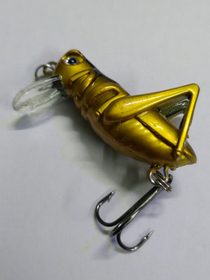 JUST ONE CLICK Hard Bait Plastic Fishing Lure(Pack of 1, Size 4)