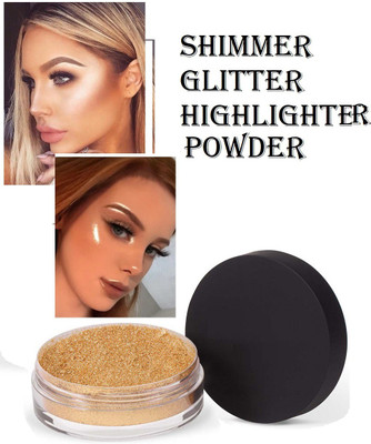 MYEONG BRIDAL MAKE UP USE SHIMMERY SHINY LOOSE HIGHLIGHTER POWDER Highlighter(GOLDEN)