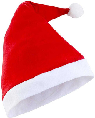 v n traders Solid Santa Cap Cap(Pack of 2)