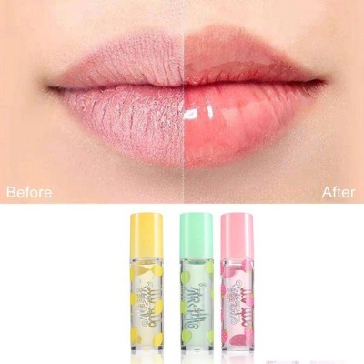 AMOSFIA Liquid Lip Gloss Lip Oil For Women Lips Tint Care fruity(Pack of: 3, 6 g)