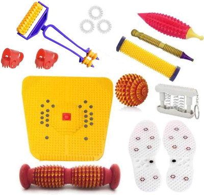 YKID massager combo kit Acupressure Massager Tools Combo Kit with Multipurpose Roller Massager Massager(Multicolor)