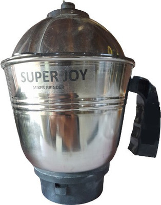 SUPERJOY Stainless Steel |Kitchen Tools|Mixer Grinder WET jar with li Mixer Juicer Jar(1000 ml)