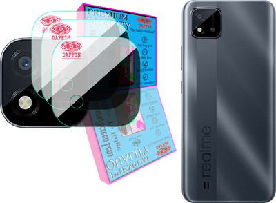 DAFFIN Back Camera Lens Glass Protector for REALME C11(Pack of: 3)