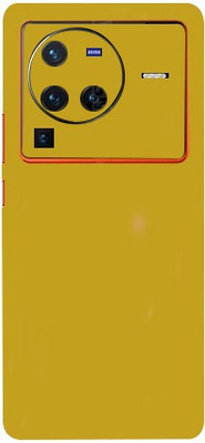 BUGGU Golden Matte For VIVO X80 PRO Back Skin Guard, VIVO X 80 PRO Mobile Skin(Golden Matte Skin With High Matte Finish.)