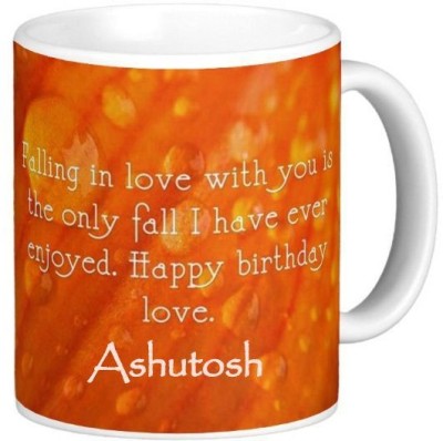 GNS Happy Birthday Ashutosh Quotes 080 Ceramic Coffee Mug(325 ml)