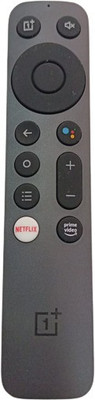 Akshita TV Compatible For 4K Smart led LCD TV Latest Function Remote Control With VOICE ONEPLUS Remote Controller(Black)