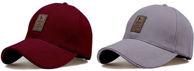 ALAMOS Embellished Sports/Regular Cap Cap(Pack of 2)