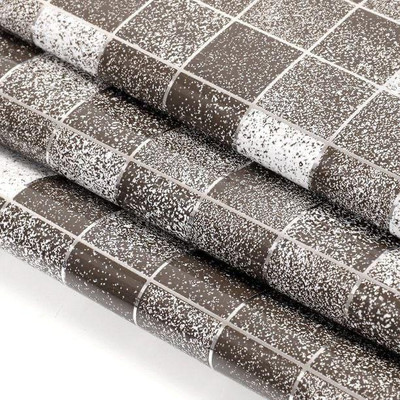 TORIVO Vinyl Abstract Brown Wallpaper(L x W: 200 cm x 60 cm)