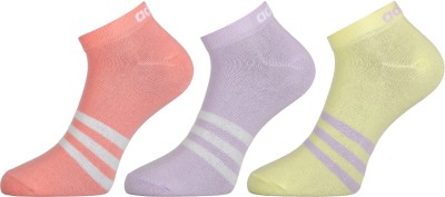 ADIDAS Women Striped Low Cut(Pack of 3)
