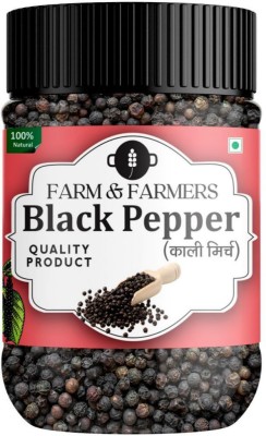 Farm & Farmers Organic Black Pepper Whole | Kali Mirch Sabut | Premium Best quality 150grams(150)