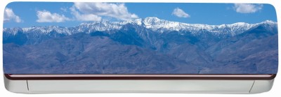 Psychedelic Collection 91 cm Beautiful Mountains With View Ac Sticker (Multicolor PVC Vinyl 30x91) Self Adhesive Sticker(Pack of 1)
