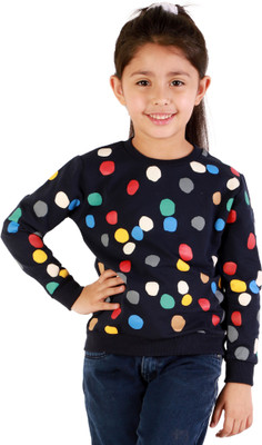 HOPZ Full Sleeve Printed Girls Sweatshirt
