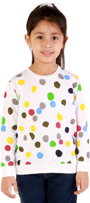 HOPZ Full Sleeve Printed Girls Sweatshirt