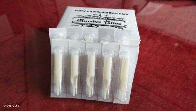 Mumbai Tattoo Disposable11RT Tip WHITE Box Disposable Round Liner Tattoo Needles(Pack of 50)