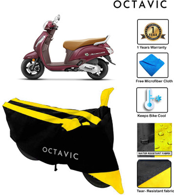 octavic Waterproof Two Wheeler Cover for Suzuki(Access SE, Yellow)