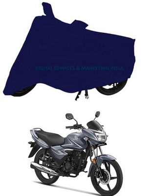 DSAMI Two Wheeler Cover for Honda(CB Shine, Blue, Red)