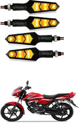 FKOK Rear LED Indicator Light for TVS Phoenix 125(Yellow)