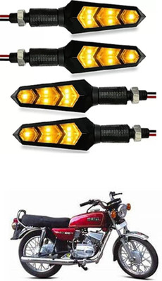 FKOK Rear LED Indicator Light for Yamaha RX 100(Yellow)