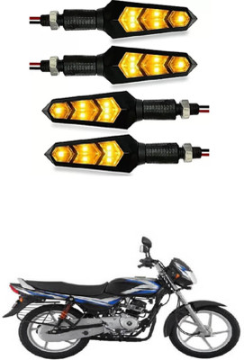 FKOK Rear LED Indicator Light for Bajaj CT 100(Yellow)