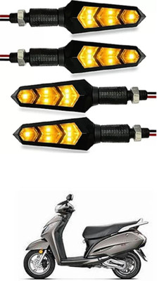 FKOK Rear LED Indicator Light for Honda Activa 125(Yellow)
