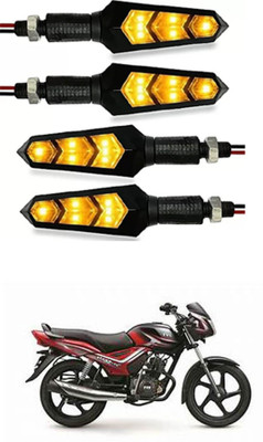FKOK Rear LED Indicator Light for TVS Star City(Yellow)