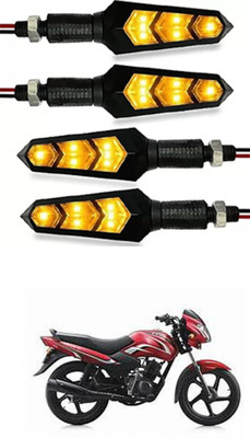 FKOK Rear LED Indicator Light for TVS Star Sport(Yellow)