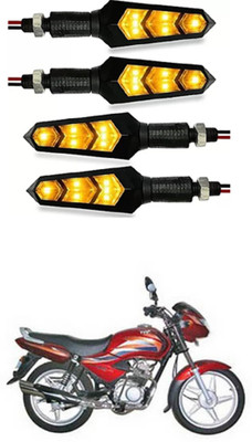 FKOK Rear LED Indicator Light for TVS Victor GLX(Yellow)