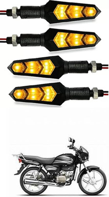 FKOK Rear LED Indicator Light for Hero Splendor(Yellow)