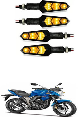 FKOK Rear LED Indicator Light for Suzuki Gixxer(Yellow)