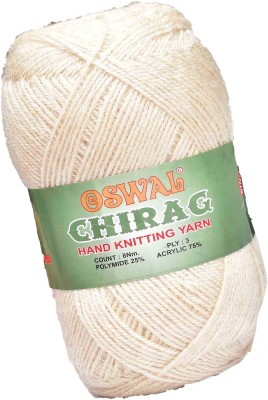 KNIT KING Represents Oswal Chirag Light Skin 600 gms Wool Ball wool Z Art-AJDF