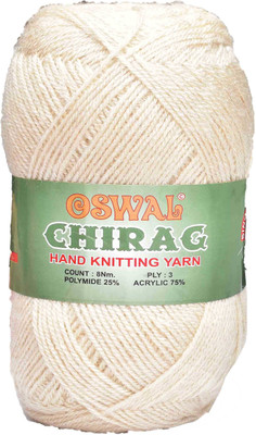Simi Enterprise Represents Oswal Chirag Light Skin 200 gms Wool Ball wool Z Art-AJDF
