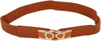 Kan Women Tan Nylon Belt