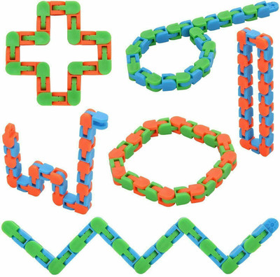ODDEVEN Wacky Tracks Sensory Fidget Twist Puzzle Stress Relief toys(Multicolor)