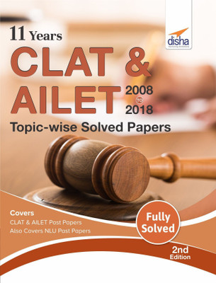 11 Years Clat & Ailet (2008-18) Topic-Wise Solved Papers(English, Paperback, unknown)
