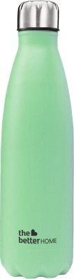 The Better Home 1000 Insulated Water Bottle 1 Litre | Leak & Rust Free Insulated Thermos Flask 1000 ml Bottle(Pack of 1, Green, Steel)