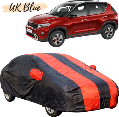 UK Blue Car Cover For Kia Sonet (With Mirror Pockets)(Red, Blue, For 2020, 2021 Models)